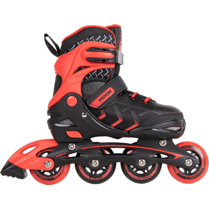 Ролики TECH TEAM HOOK р.34-37 (M) красный 1/6 NN007462